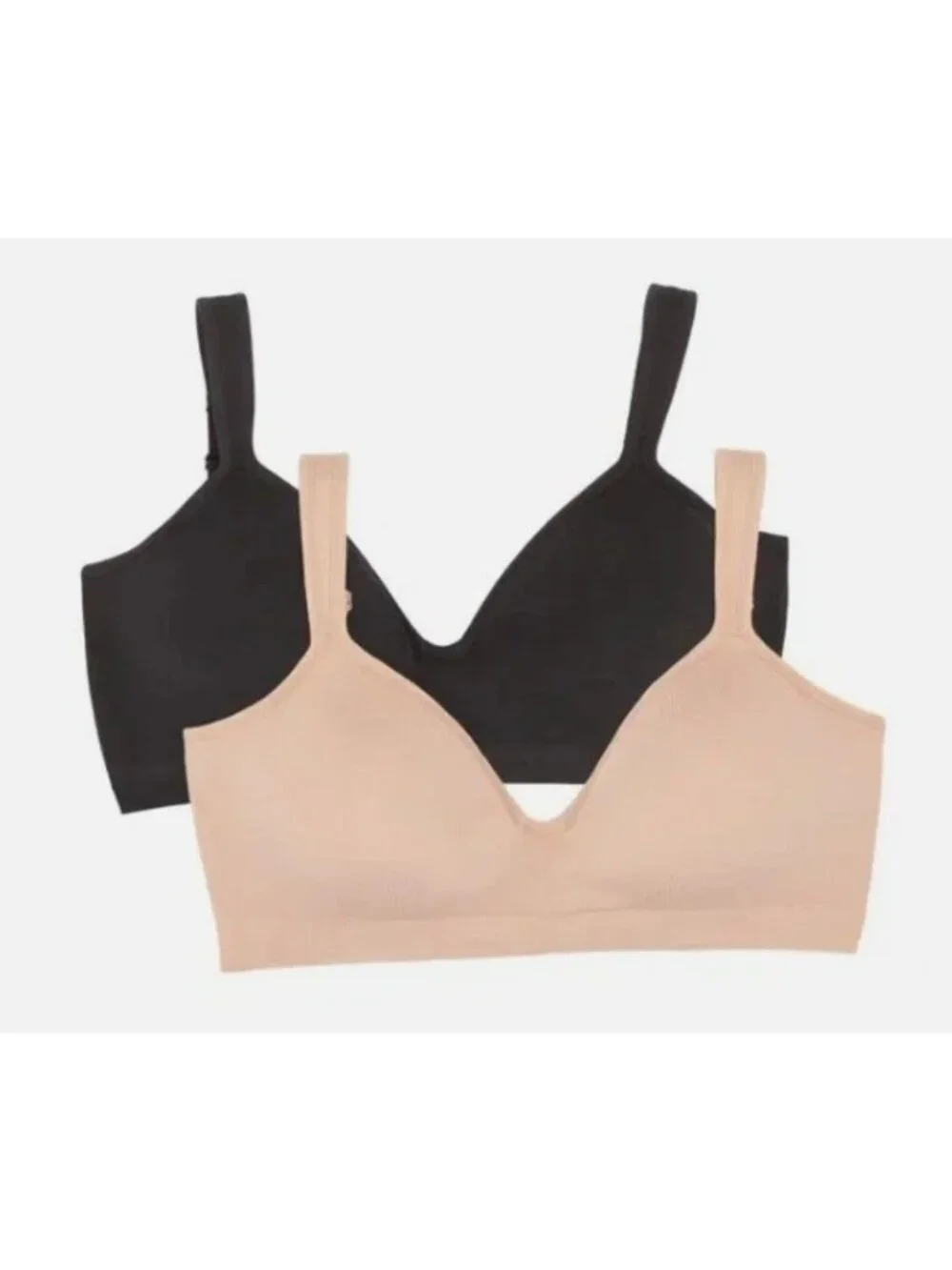 NWT Felina Women's S Black & Nude Adaptive Cup Wire-Free